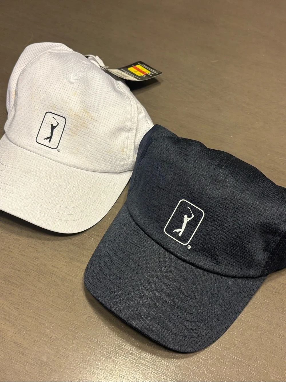 NWT PGA Tour Logo Hats SET OF 2